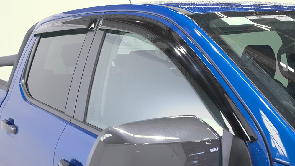 Deflecteur D'air Ford Ranger Double Cabine 2023+- Dark Smoke  (Paire)